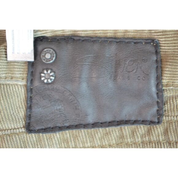 Silver Jeans Grayson Heritage Men's 38x32 Tan Corduroy Pants Preppy Straight Y2K - Picture 13 of 16